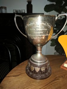 The Col Campbell Memorial Trophy for the Club Point Score, won by Kevin Wall